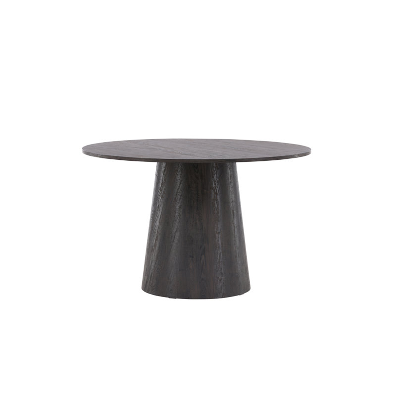 Bissie 120 cm Poplar Round Dining Table, Mocca