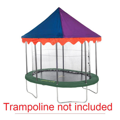 JumpKing Polyester Tent Compatible With Oval Trampoline