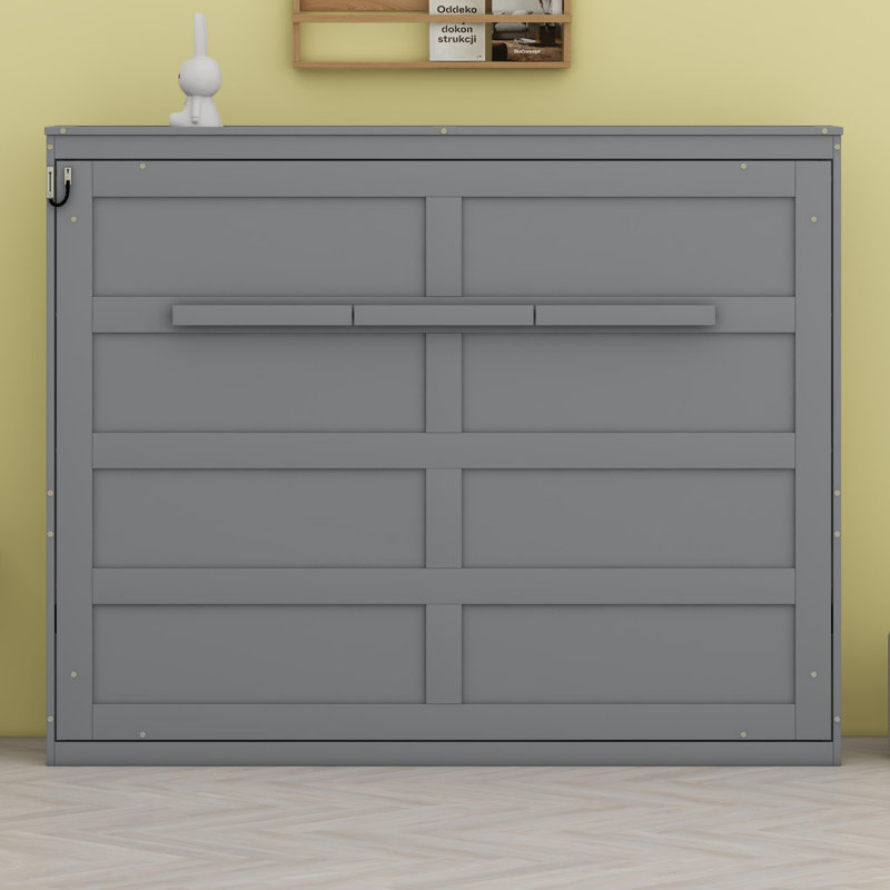 Murphy Bed, Gray, Full