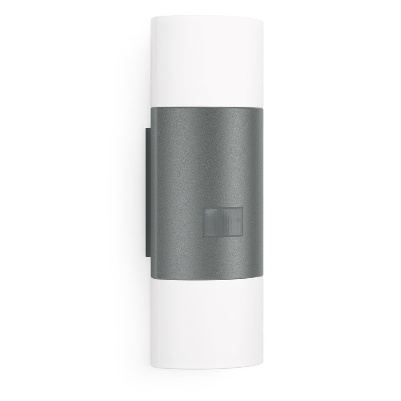 LED Outdoor Wall Light L 910 S Motion Sensor Up-/Downlight Softlight Manual Override, Anthracite