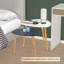 Table gigogne en bois massif à 3 pieds-1947554778