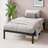 Barbieri Modern Metal Platform Bed Frame with Heavy Duty Steel Slat Support-1994905272