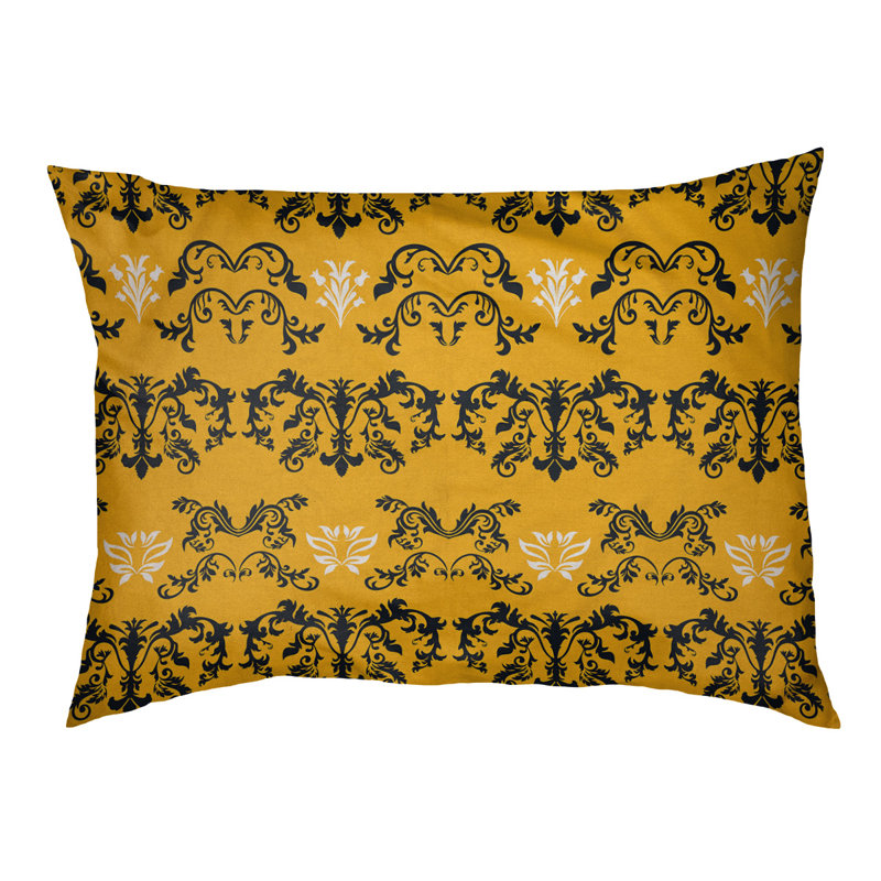 Lit pour chat Houston Houston, Taille grande - L 42 po x l 52, Jaune / noir / blanc / noir