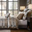 Ensemble d'édredon surdimensionné 8 pièces jacquard taupe-126579699