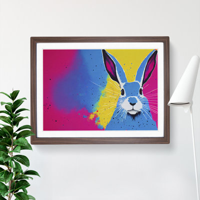 Hare Splash Vol.1 Abstract 1 Piece Single Picture Frame Wall Art