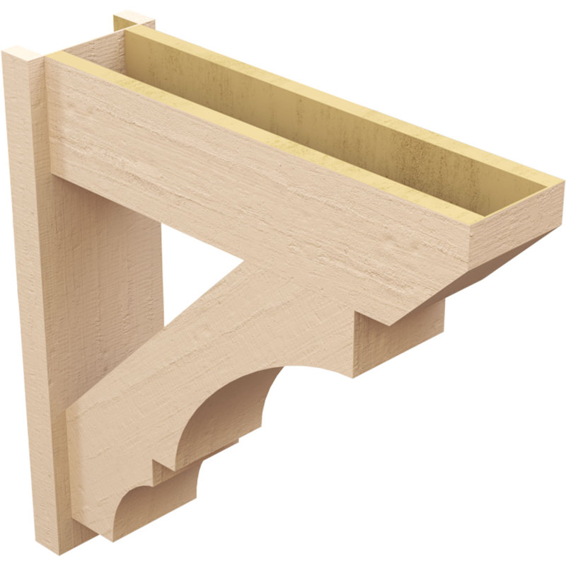 Bois de cèdre brut Balboa Slat, H 28 po x l 8 po x P 28 po