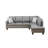 Monaco Vegan Leather 2-Piece Sectional Sofa Set With Chaise-1305994989-1305994987