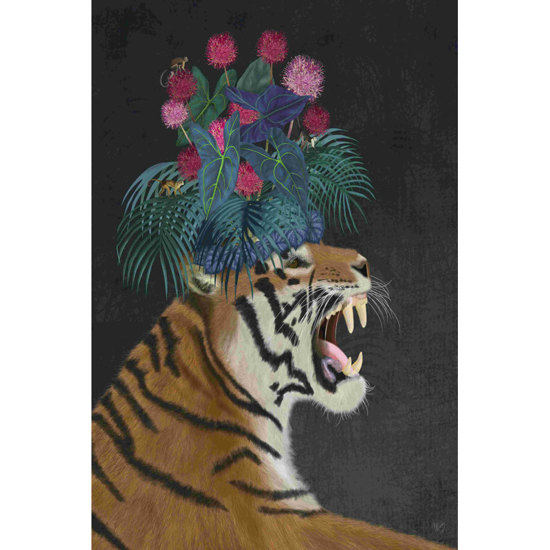 Hot House Tiger 1, H 18 po x l 12 po x P 1,25 po