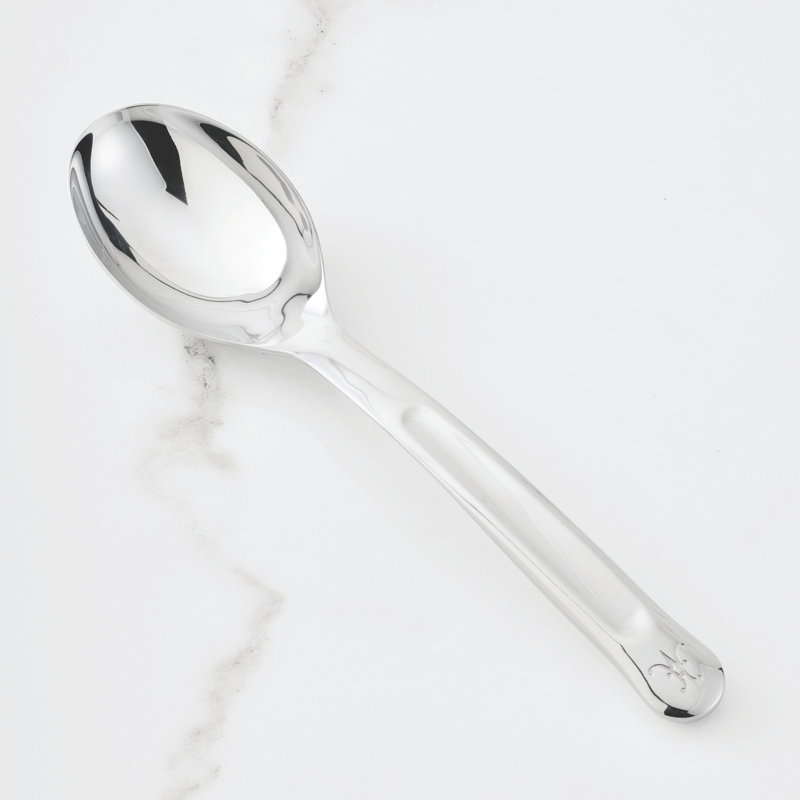 10.5-Inch Stainless Steel Solid Serve Spoon