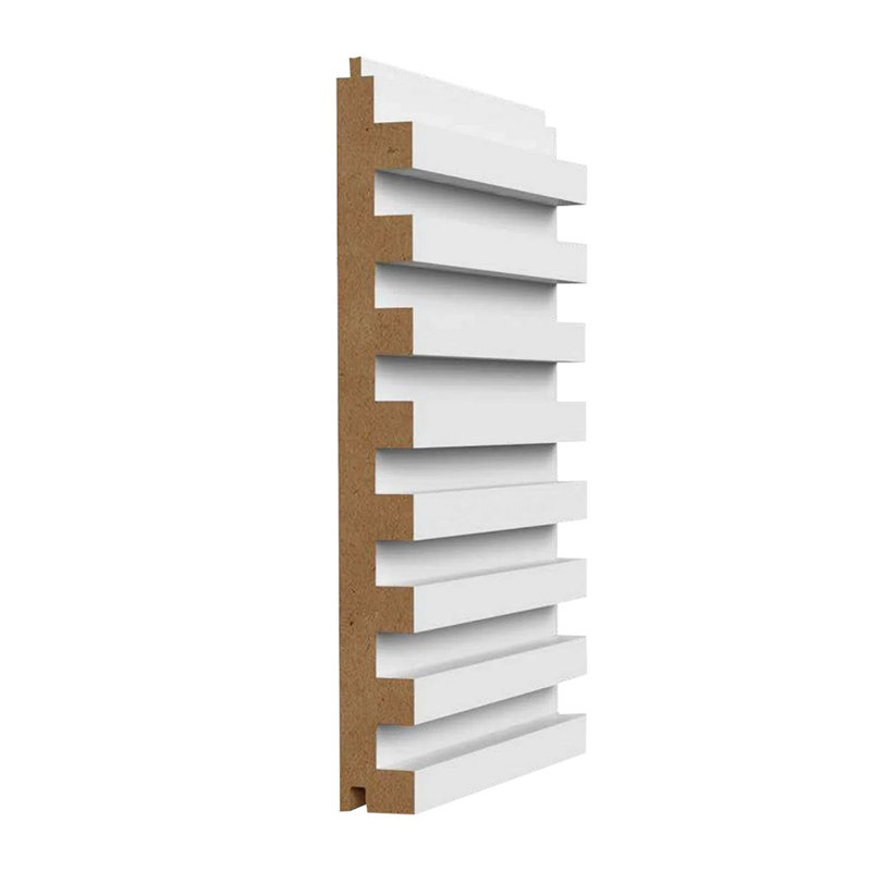 Interbois Lambris CRENO-XS MDF avec apprêt blanc (2 mcx/pqt) 3/4" x 6-11/16" x 96"