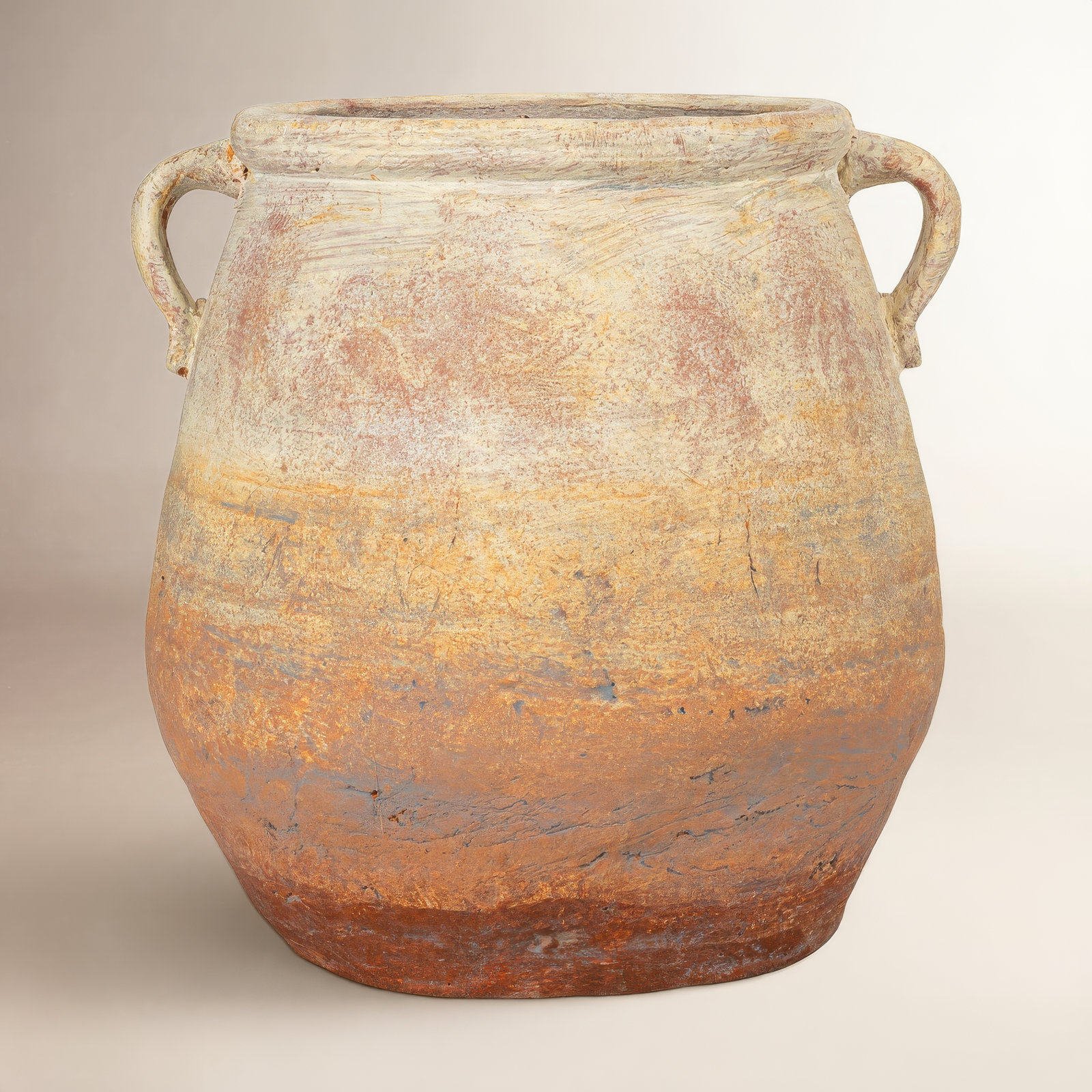 Nonie 13.75'' Terracotta Table Vase, Brown