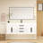 Jessica 60'' Wall-Mounted Single Bathroom Vanity-251458092