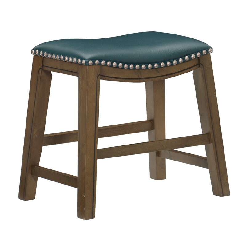 Tabouret d'appoint en bois massif, Vert