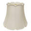 Abat-jour empire blanc en soie Monay Shantung-435273063-435273061