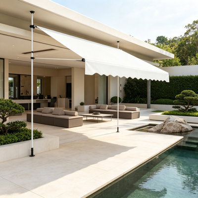 Luch 200 cm W x 120 cm D Door / Window Awning