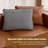 4-Piece 118.5” Wide Leather Upholstered L Shape Sofa-1080033135