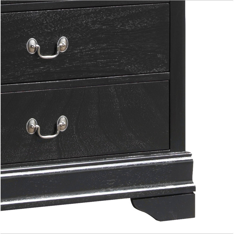 Charmant coffre de rangement traditionnel, Gris