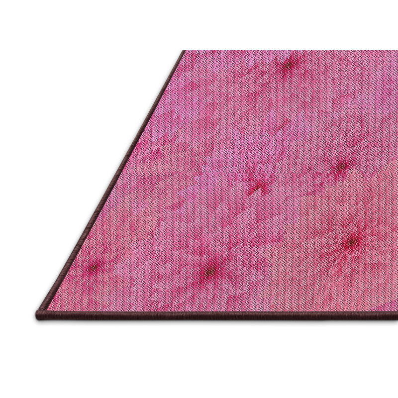 Tapis rose à motif floral Chloe-Ann, Rectangle 8 pi x 10 pi