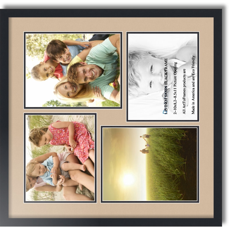 Matte Picture Frame with Mat, Scotch Mist
