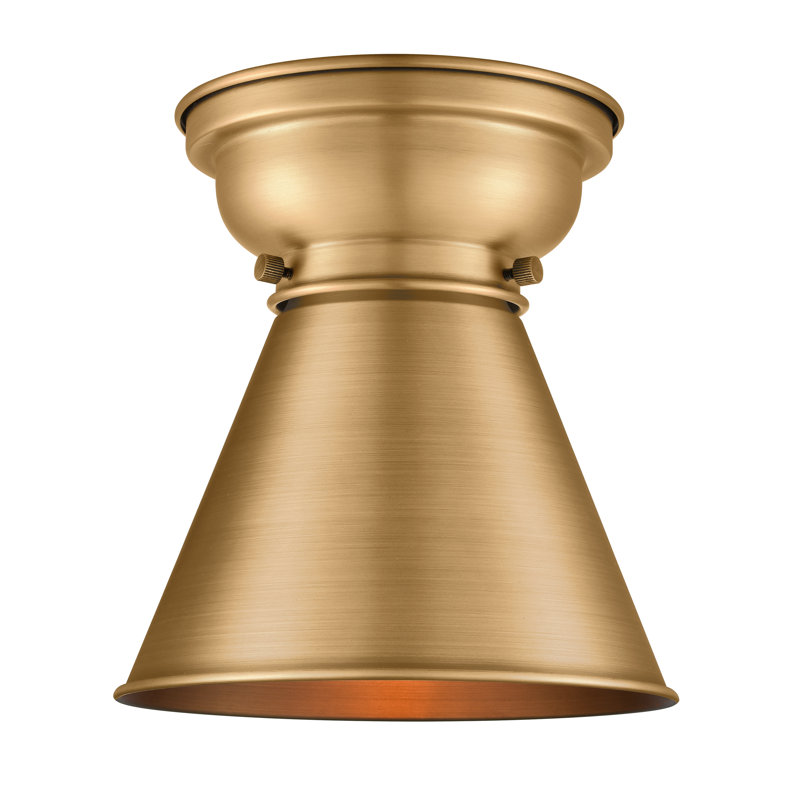 Plafonnier encastré 1 lumière Heideman, Ampoule non incluse, H 7,53 po x l 8 po x p 8 po