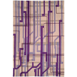 Karim Rashid - 'I.R.T.' Rug 6' X 9'
