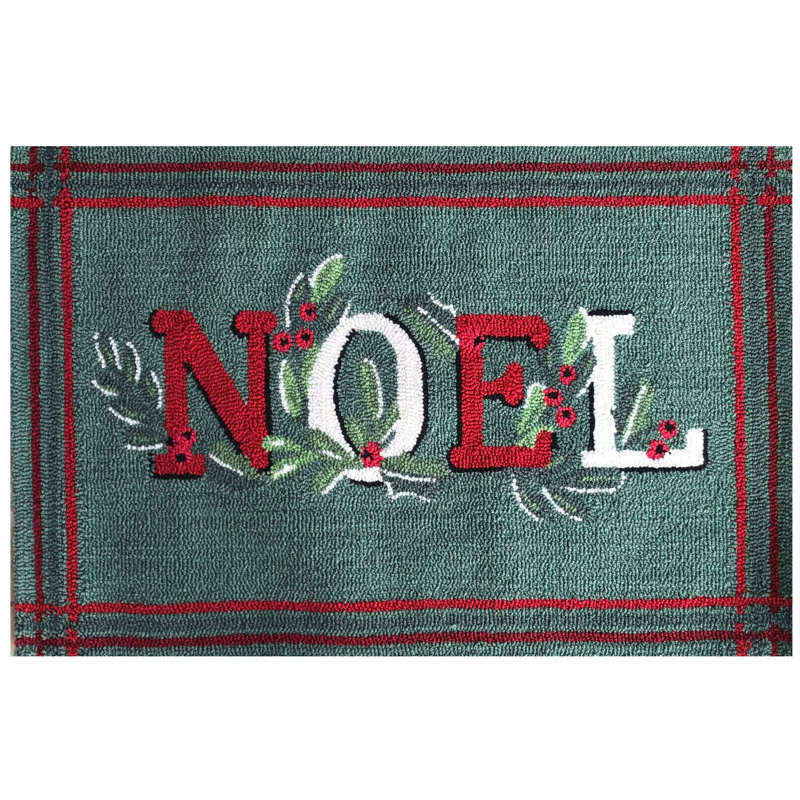 Noel Green Stripes Size 24"X36"