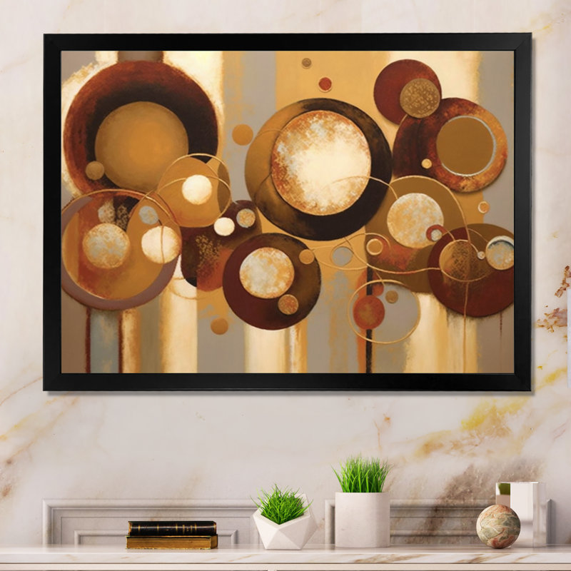 Aged Barrel Universes IV 59, Toile avec cadre photo noir, L 32 po x H 16 po