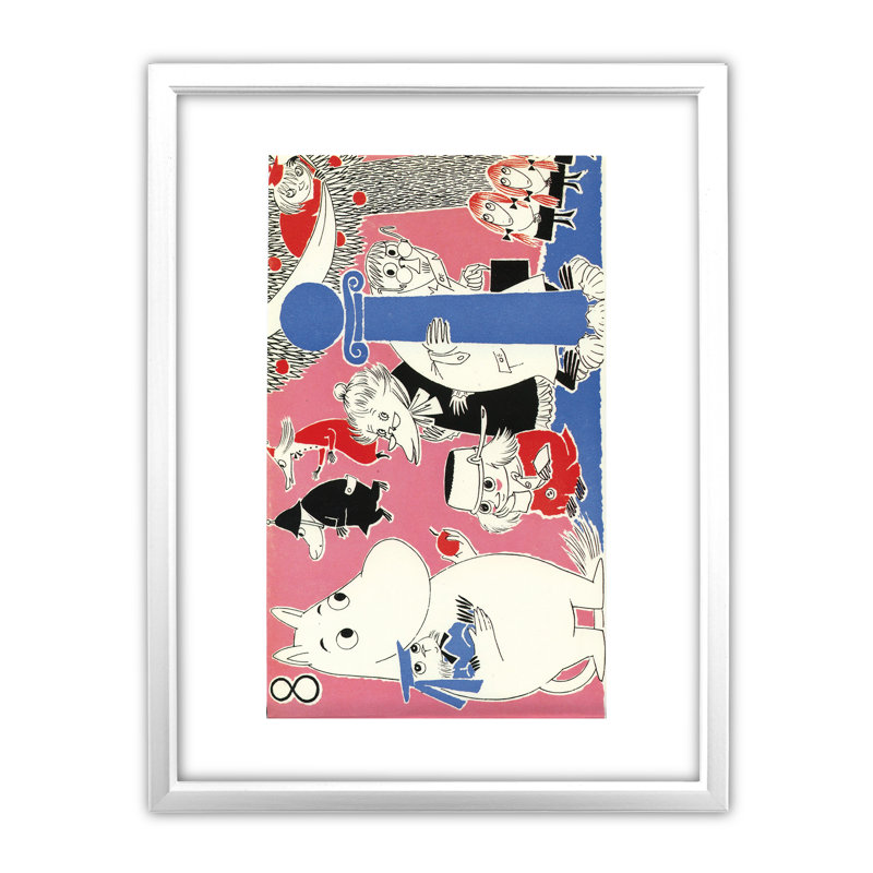 Tove Jansson - Single Picture Frame Print, White