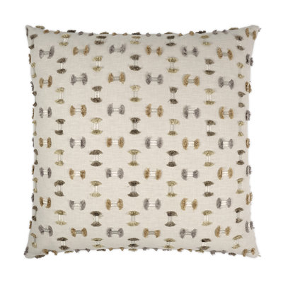 Frayed Geometric Pillow Cover & Insert