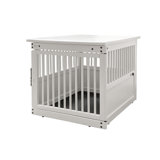 Wooden End Table Pet Crate