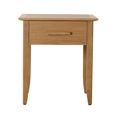 Ahern 50cm W Solid + Manufactured Wood Bedside Table