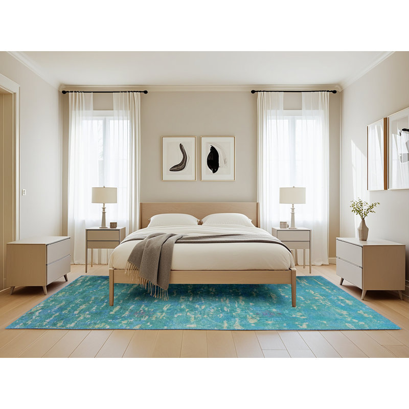 Abstract Indoor Rug, Rectangle 5' x 8'