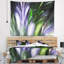 Tapisserie fleur abstraite psychédélique-28498766