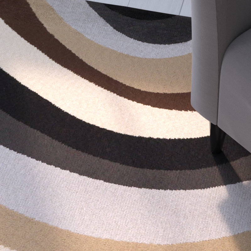 Abstract Indoor Rug, 5'3" x 7'6"