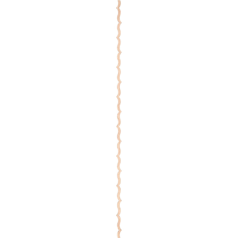 Ensemble de panneaux muraux décoratifs en bois réglables May, H 94 po x l 2,12 po x P 0,25 po, Chêne rouge