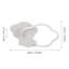 Star-Shaped 55Cm LED Flush Mount With Remote