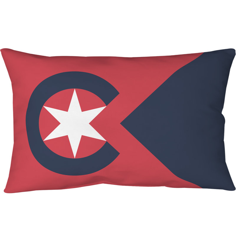 Coussin en faux suède Cleveland Ohio