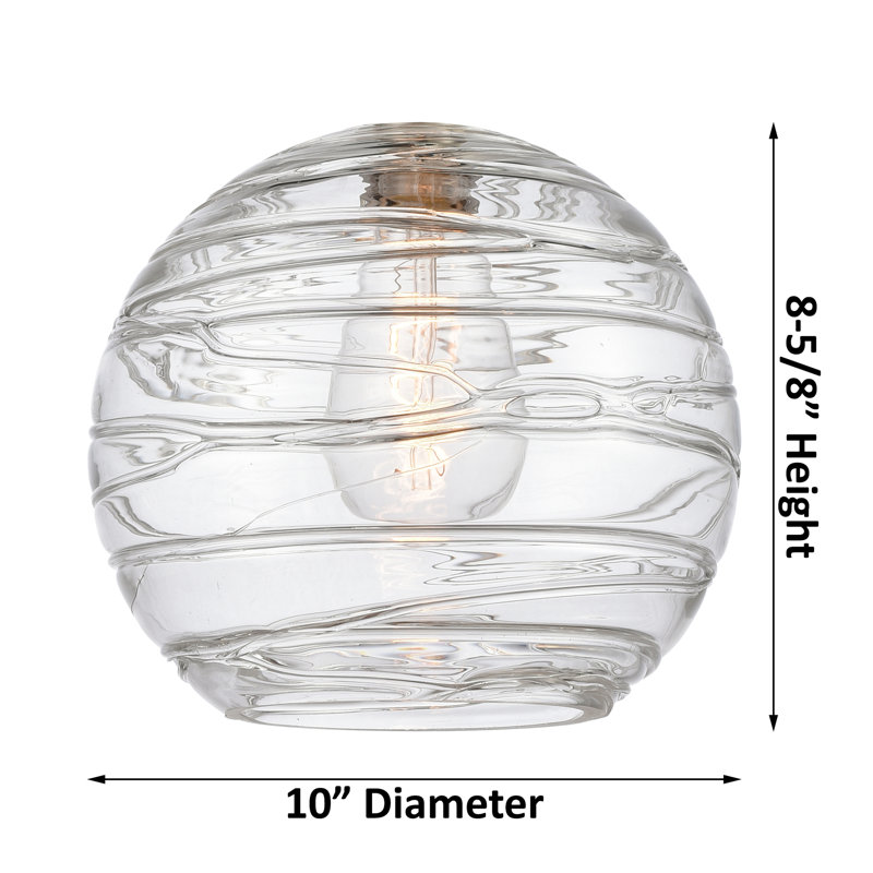 1 - Light Single Drop Pendant Pendant, 12.75" H x 10" W x 10" D, Polished Chrome, Light Smoke