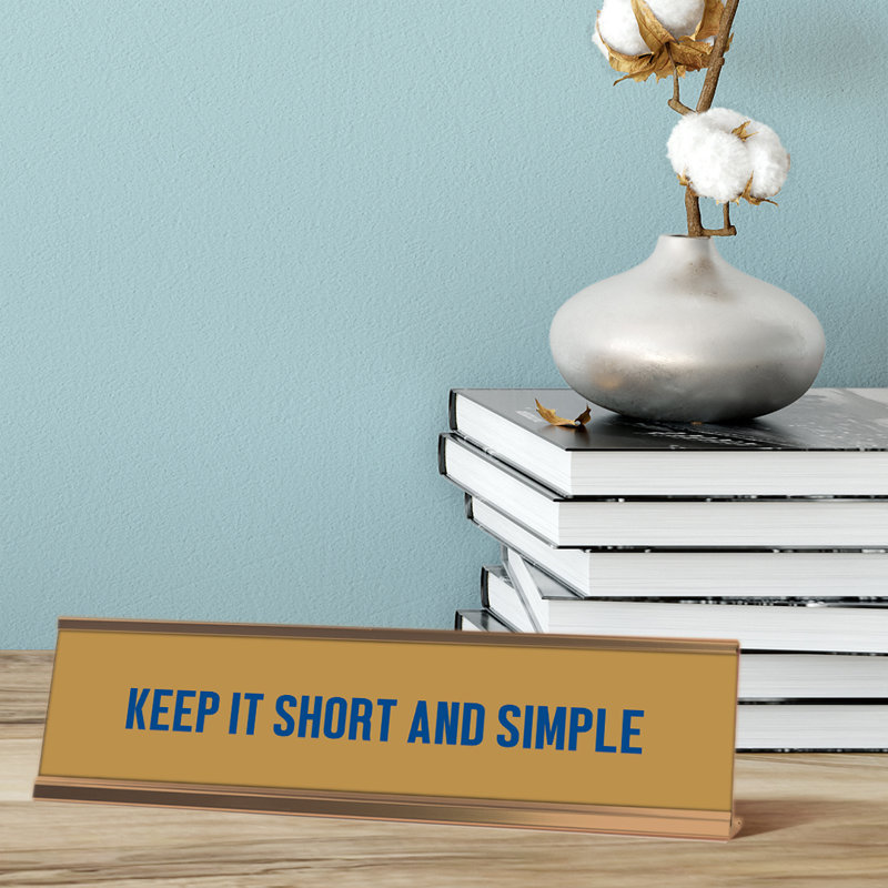 Desk Sign