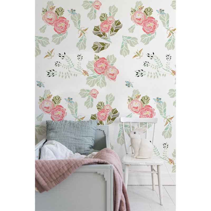 Cela Matte Peel & Stick Mural, 208 x 146cm