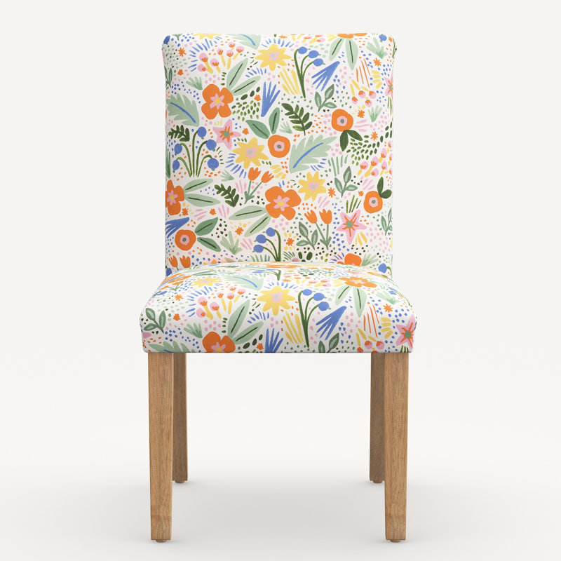 Rifle Paper Co. x Cloth & Company Lorraine Dining Chair, Rpc Merida Multi Linen