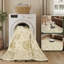 Tapis floral antidérapant doux et lavable pour salon, chambre à coucher en champagne antique-286357721-286481632