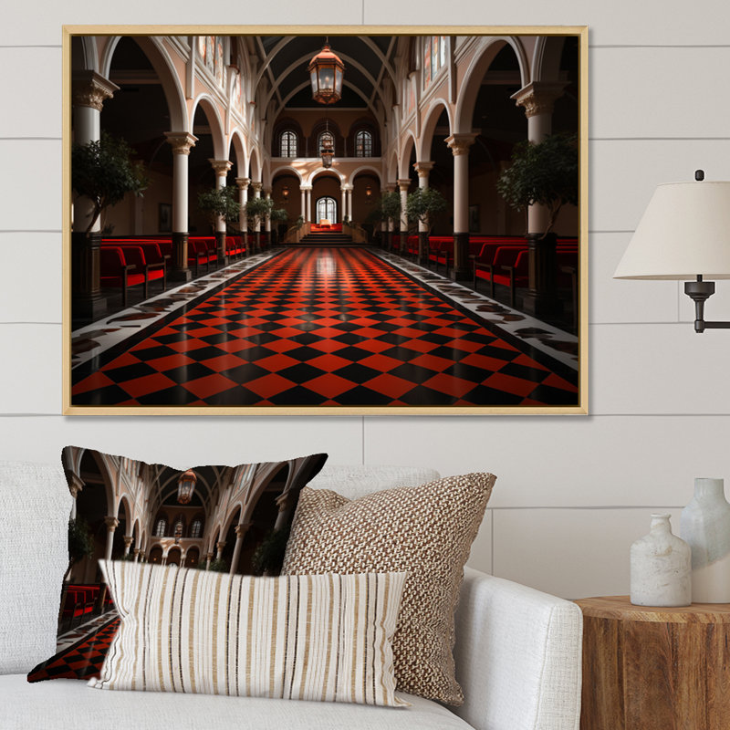 Church Geonmetric Grace I, Toile tendue, H 24 po x l 32 po x P 1 po