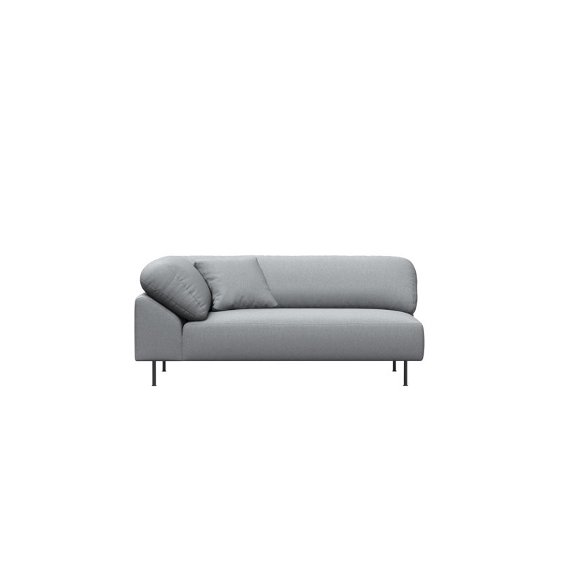 Collar Open End Right (Arm Left), Right Hand Facing, Polyester, Light Gray