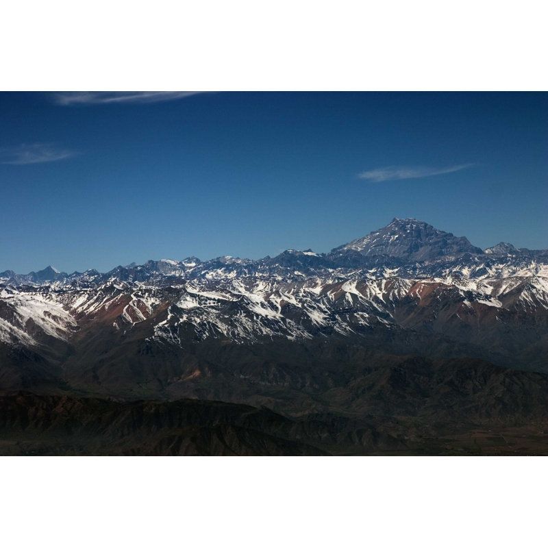 Andes, photographie sur toile tendue, H 8 po x l 12 po