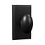 Bravura 905-G1 Oxford Passage Knob on Beveled Rectangular Rose in Oil Rubbed Bronze