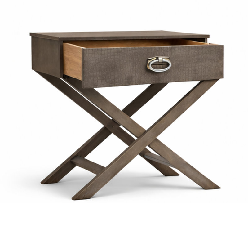 Xavier G0071-N Nightstand , Gray