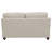 Ahron Upholstered English Arm Loveseat Light Grey and Grey-1364975855