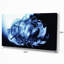 « fractal 3d blue glass pattern », impression sur toile tendue-18438657