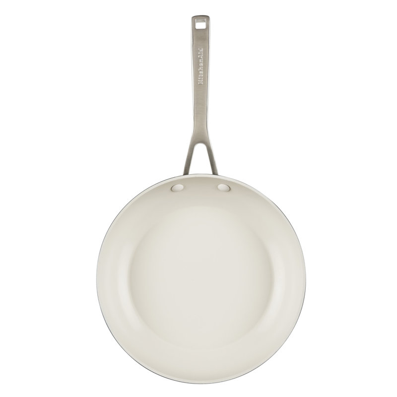 Matte Black 10-Inch Aluminum Ceramic Nonstick Frying Pan